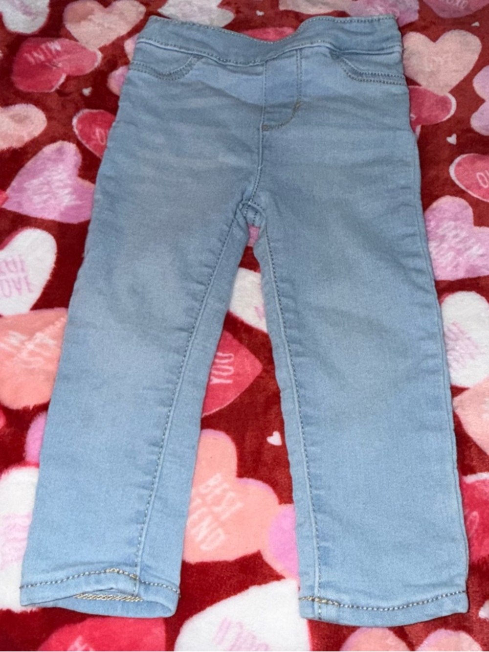 Levi’s Baby Girls Size 18 months Pull On Jeggings with Adjustable waist